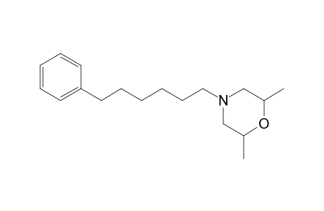 Morpholine, 2,6-dimethyl-4-(6-phenylhexyl)-