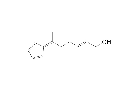 1-[1'-(5"-Hydroxy-3"-pentenyl)ethylidene]-2,4-cyclopentadiene