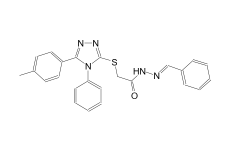 acetic acid, [[5-(4-methylphenyl)-4-phenyl-4H-1,2,4-triazol-3-yl]thio]-, 2-[(E)-phenylmethylidene]hydrazide