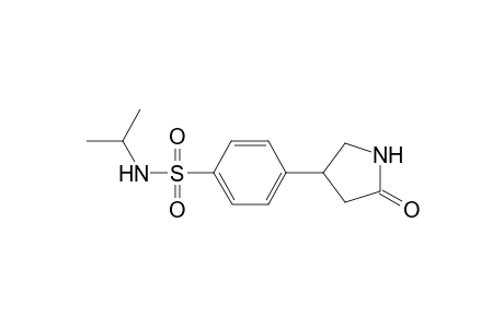 4-(5-oxidanylidenepyrrolidin-3-yl)-N-propan-2-yl-benzenesulfonamide