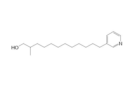 2-Methyl-12-(3-pyridyl)dodecan-1-ol