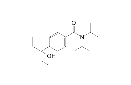 N,N-Diisopropyl-4-(1-ethyl-1-hydroxypropyl)-1,5-cyclohexadiene-1-carboxamide