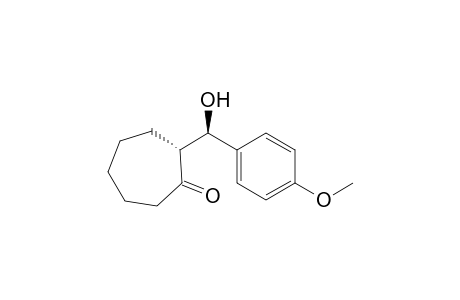 syn-(2R*,1'R*)-2-[Hydroxy(4-methoxyphenyl)methyl]cycloheptanone