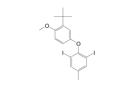2-tert.-Butyl-4-(2,6-dijodo-4-methylphenoxy)-anisol