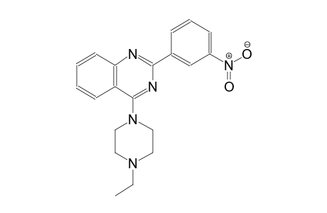 4-(4-ethyl-1-piperazinyl)-2-(3-nitrophenyl)quinazoline