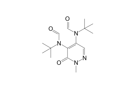 4,5-Bis(N-tert-butylcarboxamido)-2-methylpyridazin-3(2H)-one