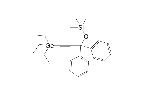 3,3-Diphenyl-1-(triethylgermyl)-3-(trimethylsiloxy)prop-1-yne
