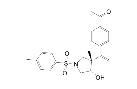 (3S,4S)-4-[1-(4-Acethylphenyl)ethenyl]-4-methyl-1-[(4-methyphenyl)sulfonyl]-3-pyrrolidinol