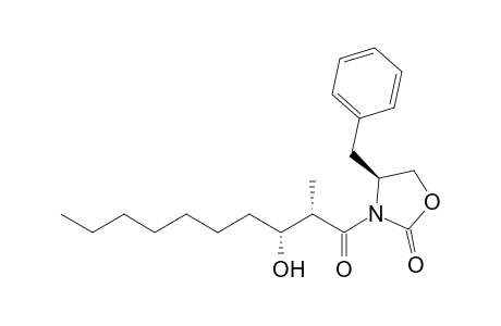(4S)-4-Benzyl-3-[(2S,3R)-3-hydroxy-2-methyldecanoyl]-1,3-oxazolidin-2-one