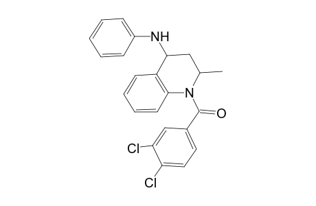 1-(3,4-Dichlorobenzoyl)-2-methyl-N-phenyl-1,2,3,4-tetrahydro-4-quinolinamine