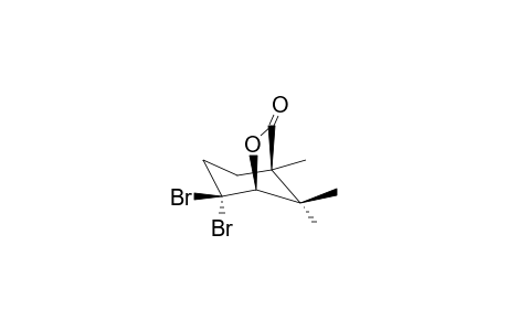 (1R,5R)-4,4-DIBrOMO-1,8,8-TRIMETHYL-6-OXA-BICYClO-[3.2.1]-OCTAN-7-ONE
