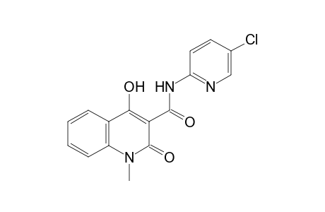 N-(5-Chloro-2-pyridinyl)-4-hydroxy-1-methyl-2-oxo-1,2-dihydro-3-quinolinecarboxamide