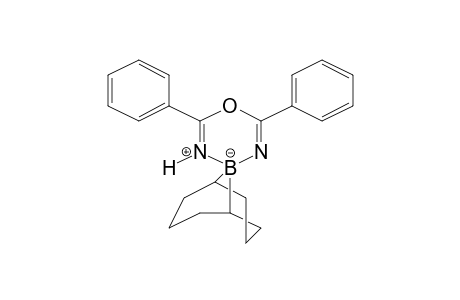 1-Oxa-4-(cyclooctane-1,5-diyl)-4-borata-3-azonia-5-azine, 2,5-diphenyl-