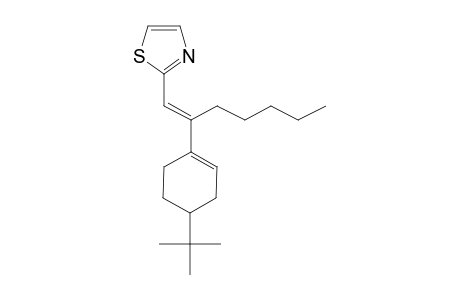 2-(4'-t-Butylcyclohex-1'-enyl)-1-(2'-thiazolyl)-1-heptene