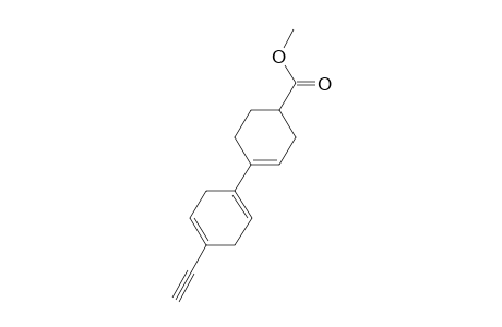 Methyl 4-[4'-ethynyl-1',4'-cyclohexadien-1'-yl)-3-cyclohexenecarboxylate