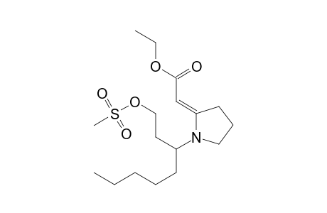 (2E)-2-[1-(1-methylsulfonyloxyoctan-3-yl)-2-pyrrolidinylidene]acetic acid ethyl ester