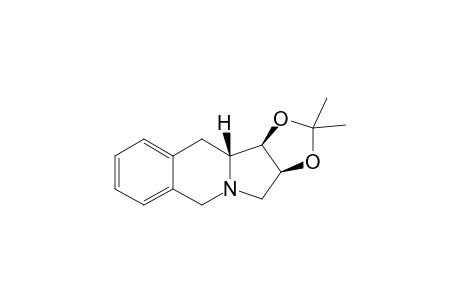 (1R,2S,10aR)-1,2-(Isopropylidenedioxy)-1,2,3,5,10,10a-hexahydrobenzo[f]indolizine