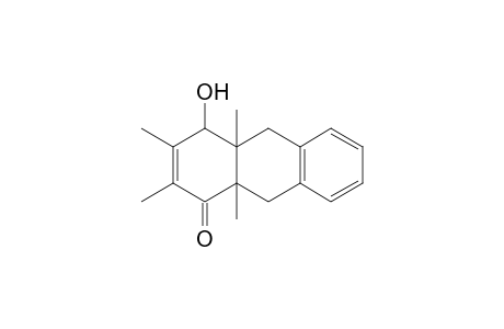 1,4,4a,9,9a,10-hexahydro-4-hydroxy-2,3,4a,9a-tetramethyl-1-oxoanthracene
