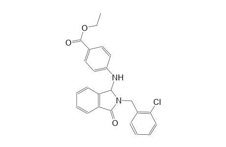 benzoic acid, 4-[[2-[(2-chlorophenyl)methyl]-2,3-dihydro-3-oxo-1H-isoindol-1-yl]amino]-, ethyl ester