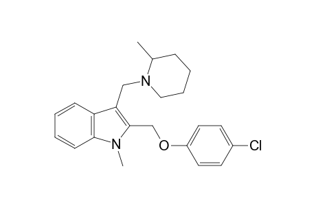 2-[(p-chlorophenoxy)methyl]-1-methyl-3-[(2-methylpiperidino)methyl]indole