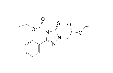 4-carboxy-3-phenyl-5-thioxo-delta2-1,2,4-triazoline-1-acetic acid, diethyl ester
