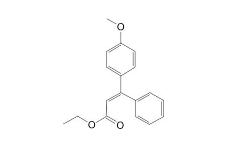 (E)-3-(4-methoxyphenyl)-3-phenyl-2-propenoic acid ethyl ester