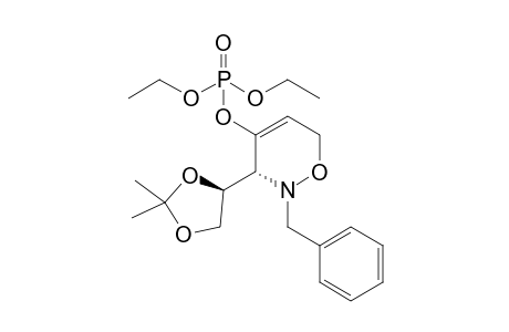 (3R,4'S)-Diethyl [2-Benzyl-3-(2',2'-dimethyl-1',3'-dioxolan-4'-yl)-3,6-dihydro-2H-1,2-oxazin-4-yl]phosphate