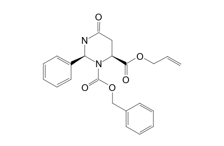 (2S,6S)-4-OXO-2-PHENYLTETRAHYDROPYRIMIDINE-1,6(2H)-DICARBOXYLIC-ACID-6-ALLYLESTER-1-BENZYLESTER