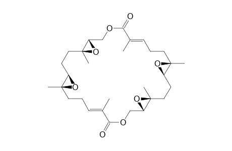 FL2E4-1 [2,6,10,15,19,23,26-Hexamethyl-6,7;10,11;19,20;23,24-tetraepoxy-13,26-dioxacyclohexaeicos-2,15-dien-1,14-dione]