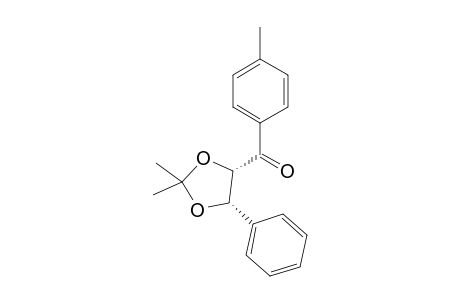 (cis)-2,2-Dimethyl-4-(p-methylbenzoyl)-5-phenyl-1,3-dioxolane