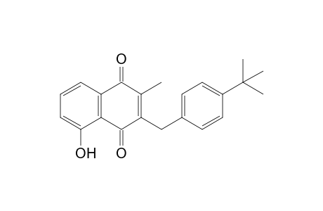 3-(4-tert-Butyl-benzyl)-5-hydroxy-2-methyl-[1,4]naphthoquinone