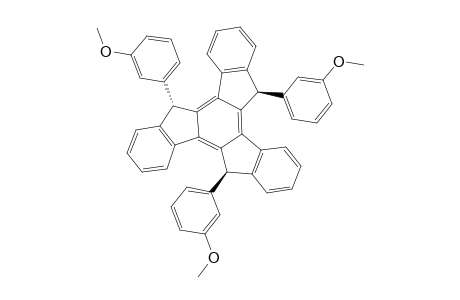 5.alpha.,10.alpha.,15.beta.-tris(3'-Methoxyphenyl)-10,15-dihydro-5H-diindeno[1,2-a : 1',2'-c]fluorene