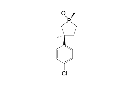 3-(PARA-CHLOROPHENYL)-1,3-DIMETHYL-PHOSPHOLANE-1-OXIDE
