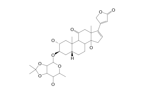 Affinoside-S-III-2, (2.alpha.-OH, 3.beta.-O-(2',3'-acetonide-6'-desoxy-gulosid),5.beta.-H)