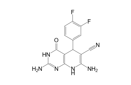 2,7-Diamino-5-(3,4-difluorophenyl)-4-oxo-3,4,5,8-tetrahydropyrido[2,3-d]pyrimidine-6-carbonitrile