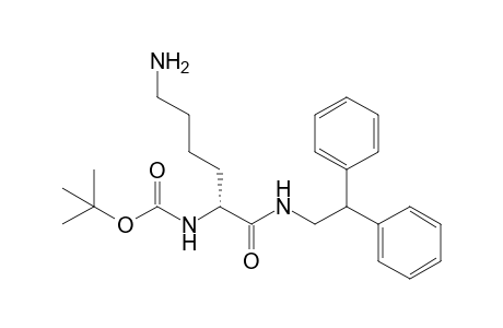 tert-Butyl (R)-{6-Amino-1-[(2,2-diphenylethyl)amino]-1-oxo-hexan-2-yl}carbamate