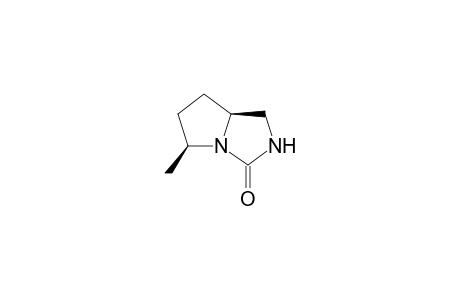(-)-(5S,7aS)-5-Methyltetrahydro-1H-pyrrolo[1,2-c]imidazol-3(2H)-one