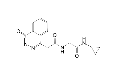 1-phthalazineacetamide, N-[2-(cyclopropylamino)-2-oxoethyl]-3,4-dihydro-4-oxo-