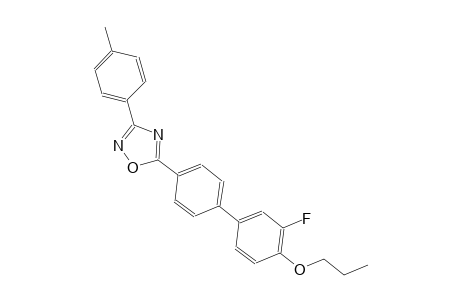 1,2,4-oxadiazole, 5-(3'-fluoro-4'-propoxy[1,1'-biphenyl]-4-yl)-3-(4-methylphenyl)-