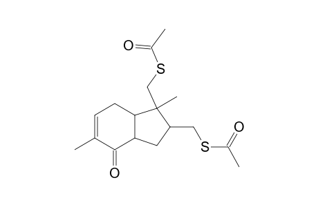 1,2-Bis(acetylthiomethyl)-1,5-dimethyl-3,3a,7,7a-tetrahydro-1H-inden-4(2H)-one