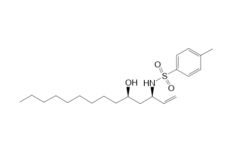 N-((3R*,5R*)-5-Hydroxytetradec-1-en-3-yl)-4-methylbenzenesulfonamide