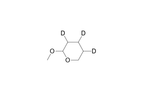 2H-Pyran, tetrahydro-2-methoxy-, 3,4,5-trideutero-