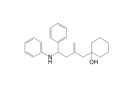 1-[2-(2-Anilino-2-phenylethyl)allyl]cyclohexane-1-ol
