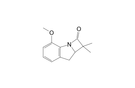 4-Methoxy-1,1-dimethyl-8,8a-dihydroazeto[1,2-a]indol-2-one