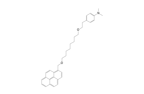 1-[2-(N,N-Dimethylanilin-4-yl)ethoxy]-8-(1-pyrenylmethoxy)octane