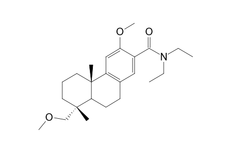 N,N-Diethyl-12,19-dimethoxypodocarpa-8,11,13-triene-13-carboxamide