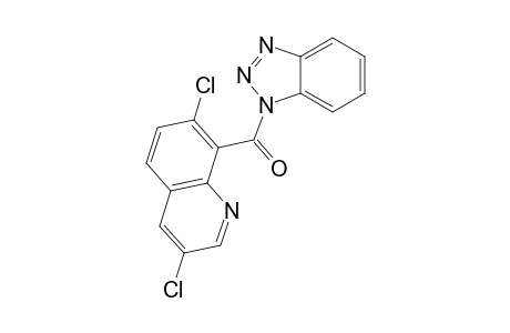 1H-Benzotriazole, 1-[(3,7-dichloro-8-quinolinyl)carbonyl]-