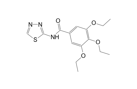 3,4,5-triethoxy-N-(1,3,4-thiadiazol-2-yl)benzamide