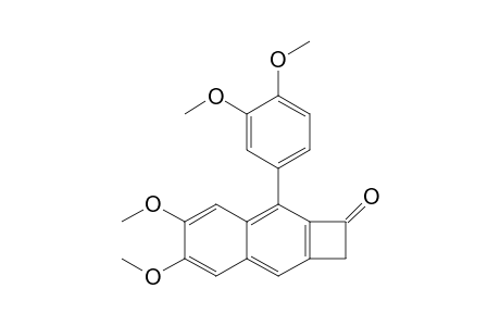 3-(3,4-dimethoxyphenyl)-5,6-dimethoxy-1H-cyclobuta[b]naphthalen-2-one