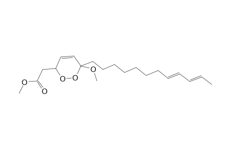 1,2-Dioxin-3-acetic acid, 6-(8,10-dodecadienyl)-3,6-dihydro-6-methoxy-, methyl ester, [3.alpha.,6.alpha.,6(8E,10E)]-